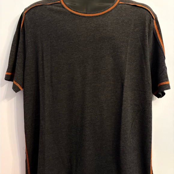 Men's Dark Gray Organic Crew Neck Shirt - Picture 2 of 8